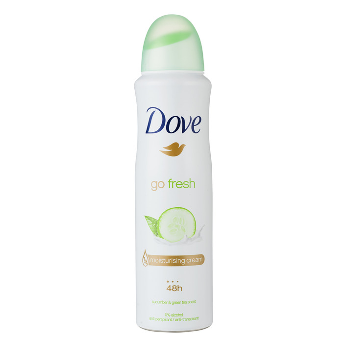 Dove Go fresh cucumber anti-transpirant spray