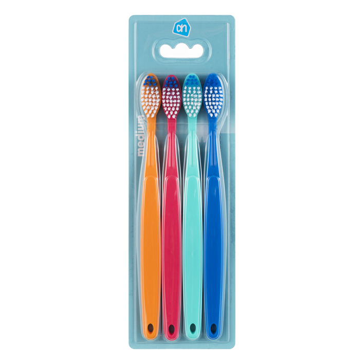 Care Tandenborstels medium 4 pack