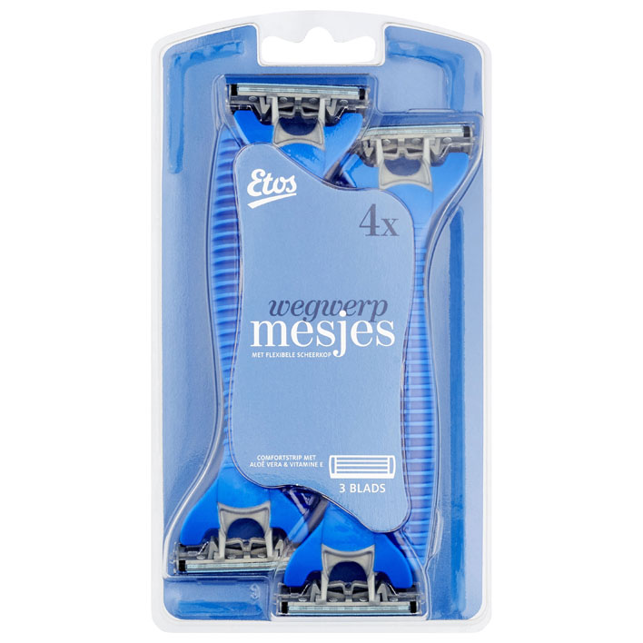 Etos Man wegwerpmesjes 3 blads