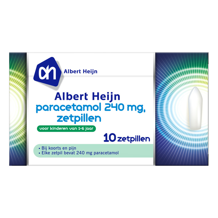 AH Paracetamol 240mg zetpillen