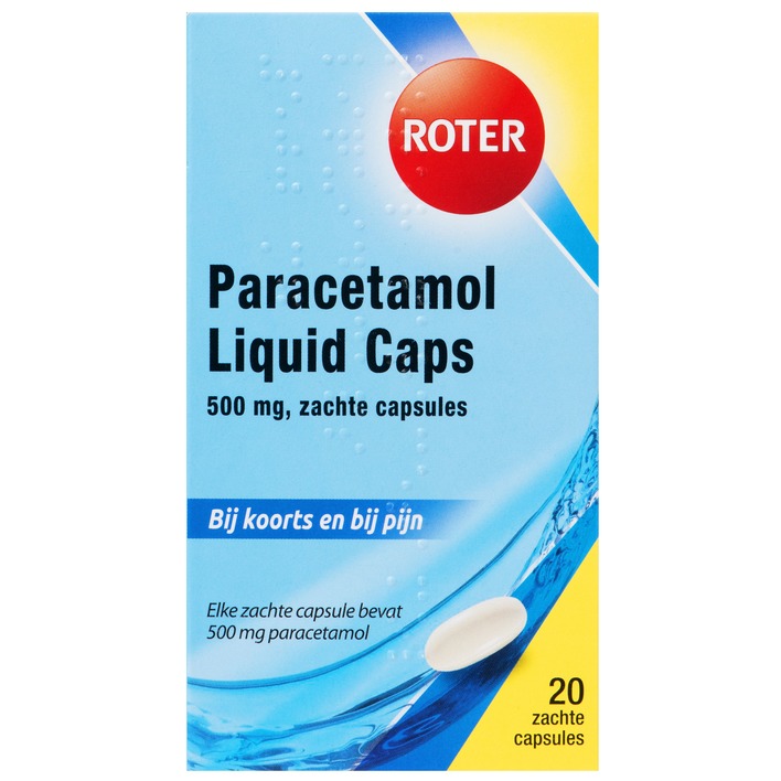 Roter Paracetamol liquid caps 500mg