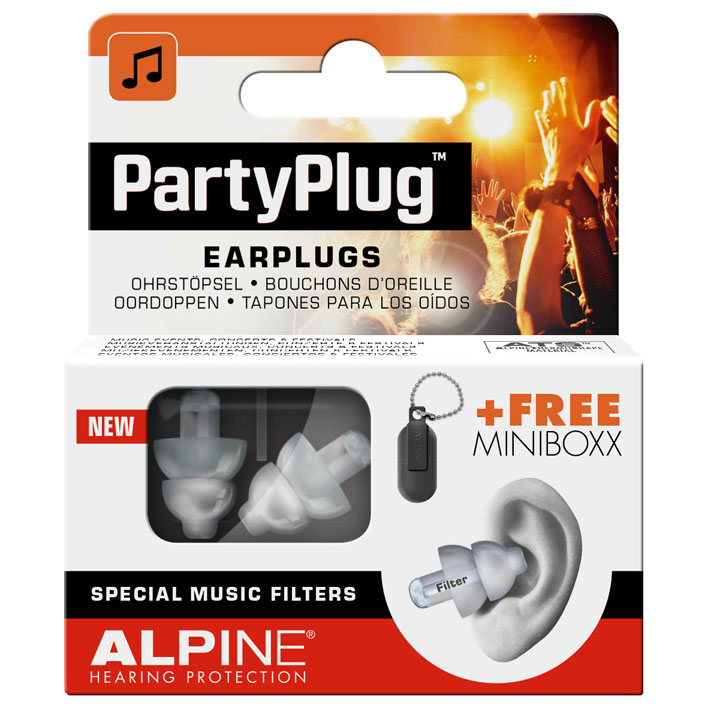 Alpine Partyplug transparant