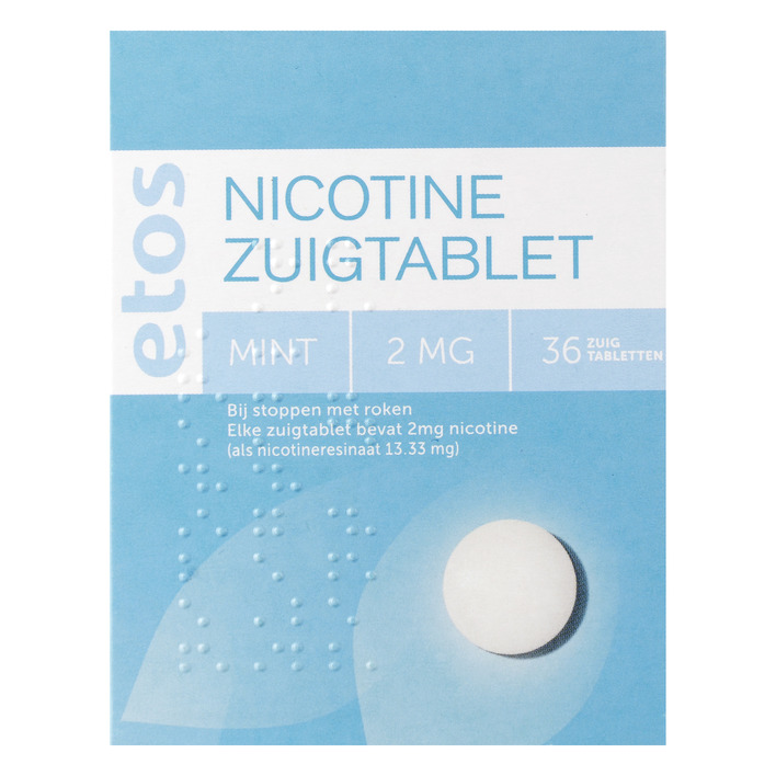 Etos Nicotine zuigtabletten mint 2 mg