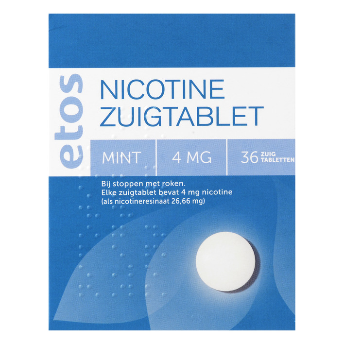Etos Nicotine zuigtabletten 4 mg