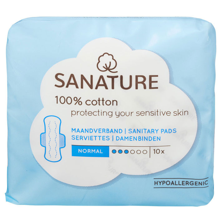 Sanature Katoenen maandverband normaal