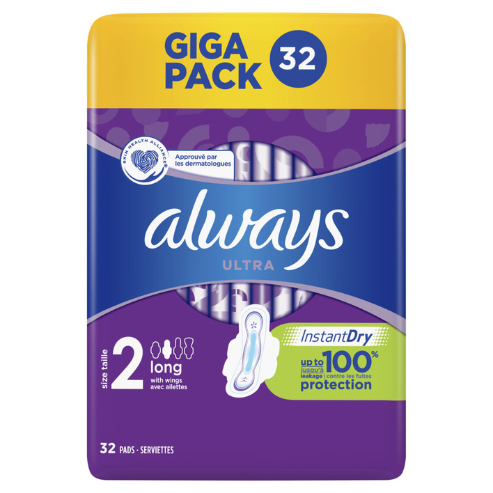 Always Ultra day long maandverband giga pack