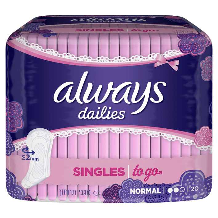 Always Dailies normal to go inlegkruisjes