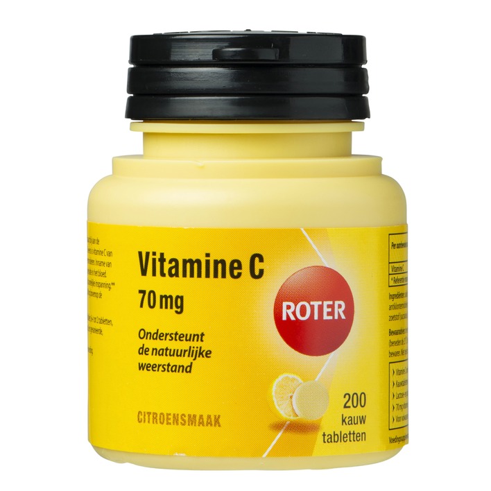 Roter Vitamine C 70mg kauwtabletten citroen