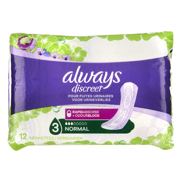 Always Discreet incontinentieverband normal