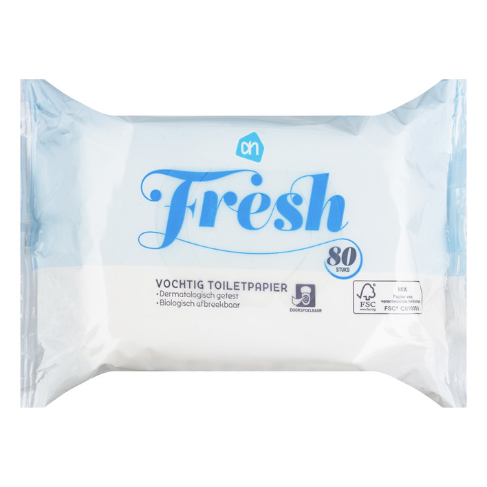 AH Vochtig toiletpapier fresh