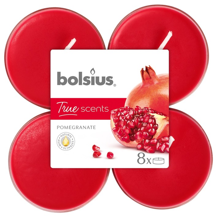 Bolsius Maxi geurtheelichten granaatappel