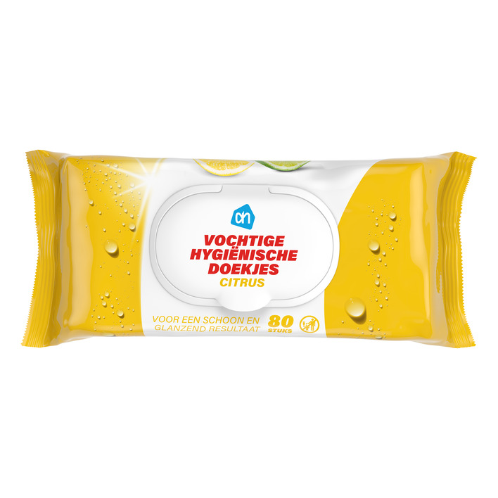 AH Vochtige allesreiniger doekjes citrus