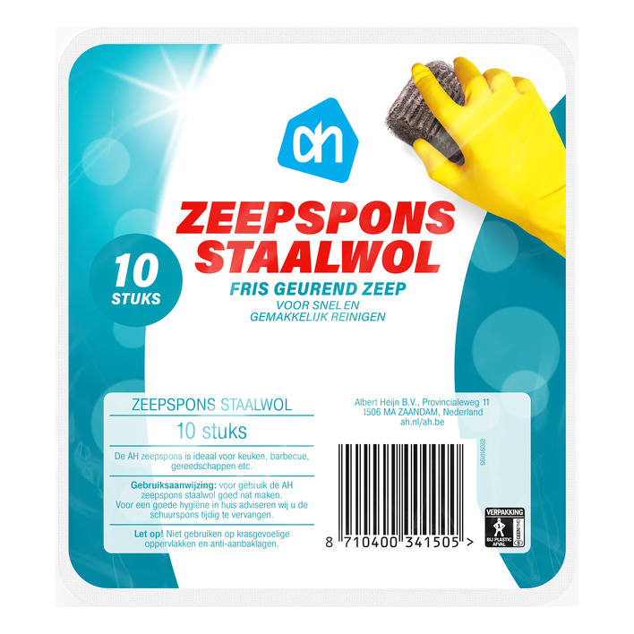 AH Zeepspons staalwol