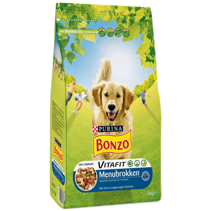 Bonzo Adult met vlees en groenten