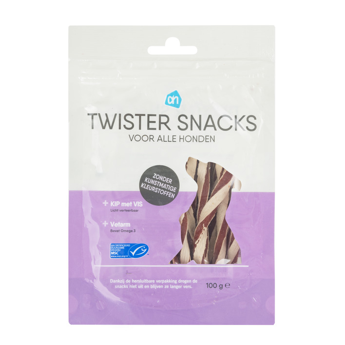 AH Twister snacks kip met vis