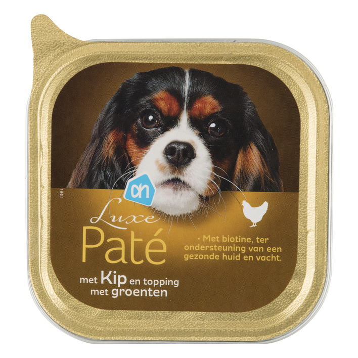 AH Luxe paté met kip en groente