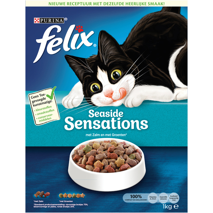 Felix Sensations seaside met zalm & groenten