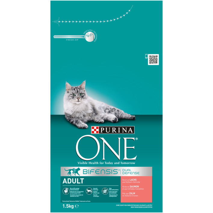 Purina ONE Adult rijk aan zalm