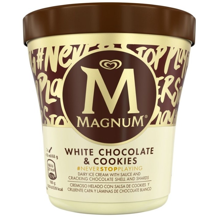 Magnum White chocolate & cookies