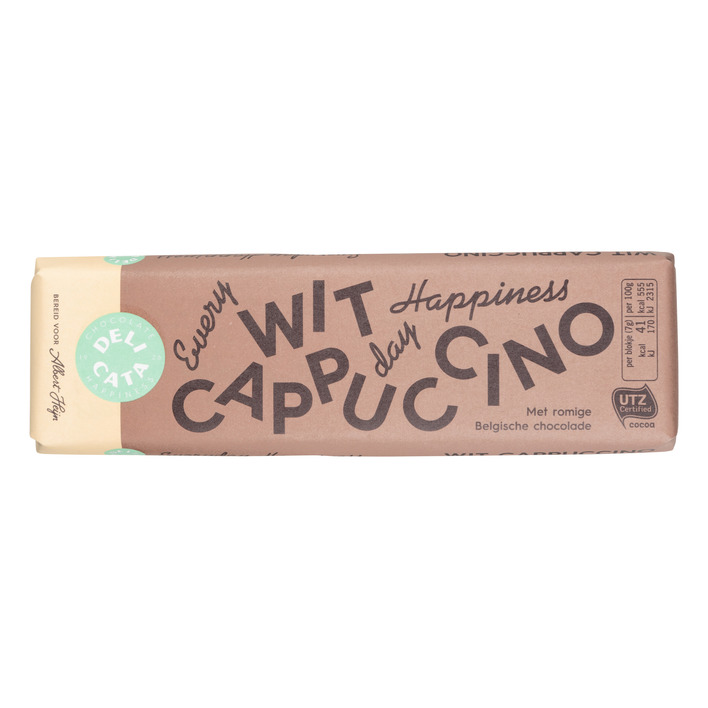 Delicata Reep witte chocolade cappuccino