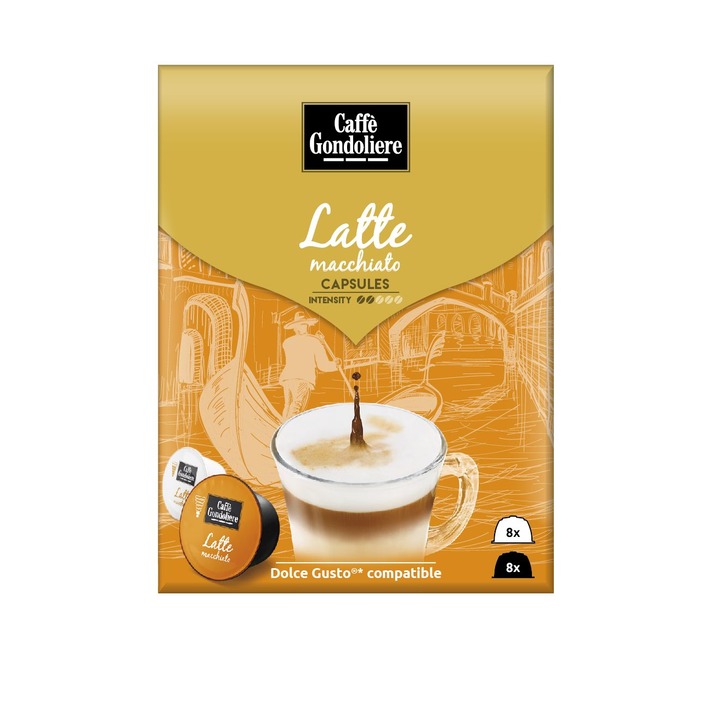 Caffè Gondoliere Dolce gusto compatible latte macchiato