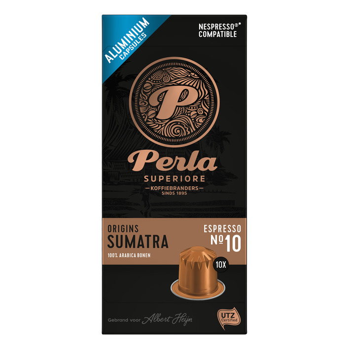 Perla Superiore Origins Sumatra espresso capsules