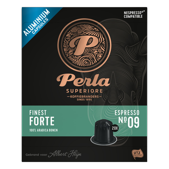 Perla Superiore Finest espresso forte capsules