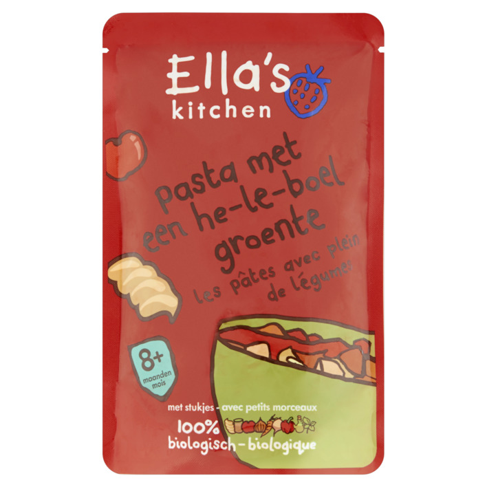 Ella's kitchen Pasta met een heleboel groente 8m+ bio