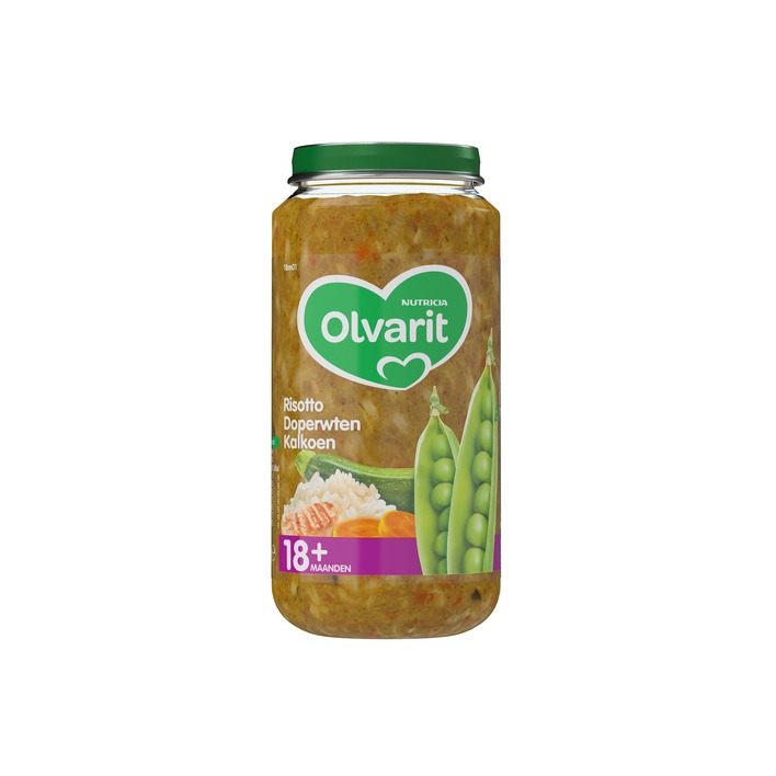 Olvarit Risotto doperwten kalkoen 18m+
