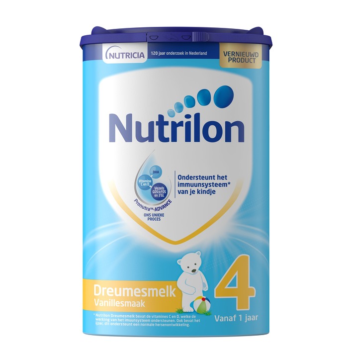 Nutrilon 4 dreumesmelk vanille 1+ jaar