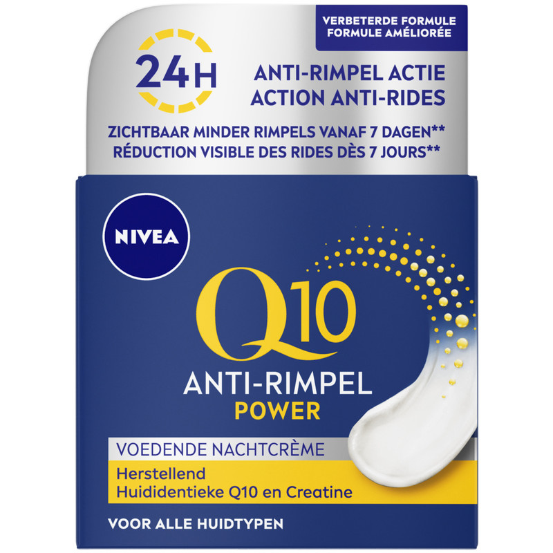 NIVEA Q10 power anti-rimpel nachtcrème