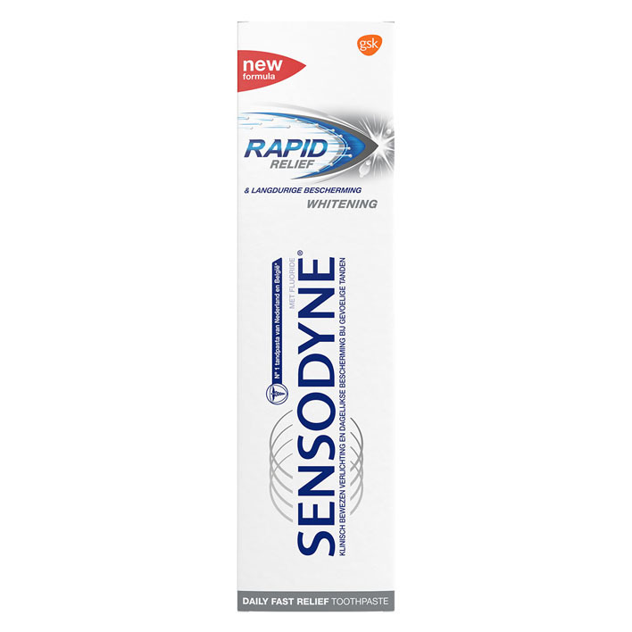 Sensodyne Rapid relief whitening tandpasta