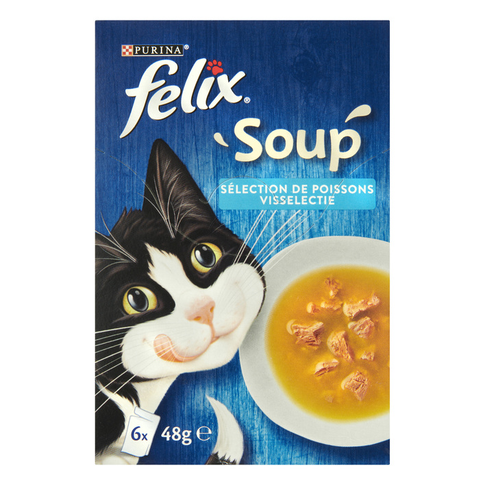 Felix Soup original met kabeljauw tonijn schol