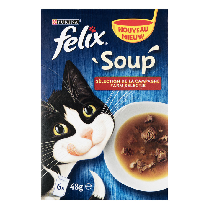 Felix Soup original met rund kip lam