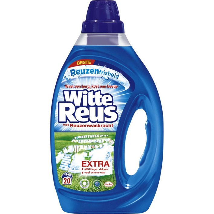 Witte Reus Wasmiddel vloeibaar gel wit