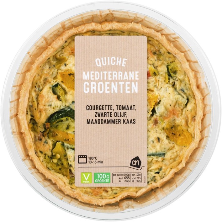 AH Quiche mediterrane groenten