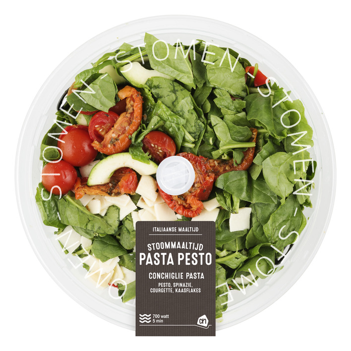 AH Stoommaaltijd pasta pesto