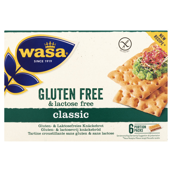 Wasa Glutenvrij en lactosevrij classic