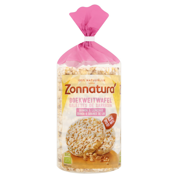 Zonnatura Boekweitwafel quinoa & lijnzaad