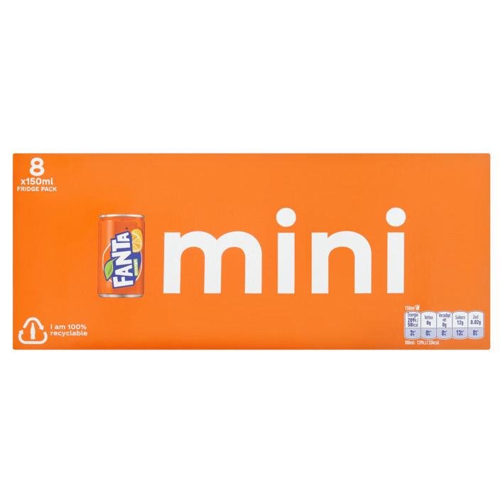 Fanta Orange mini 8-pack