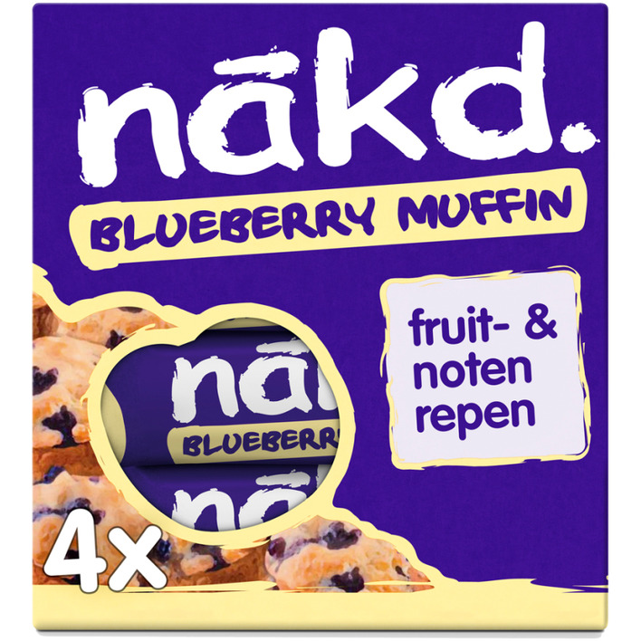 Nakd. Blueberry muffin bars