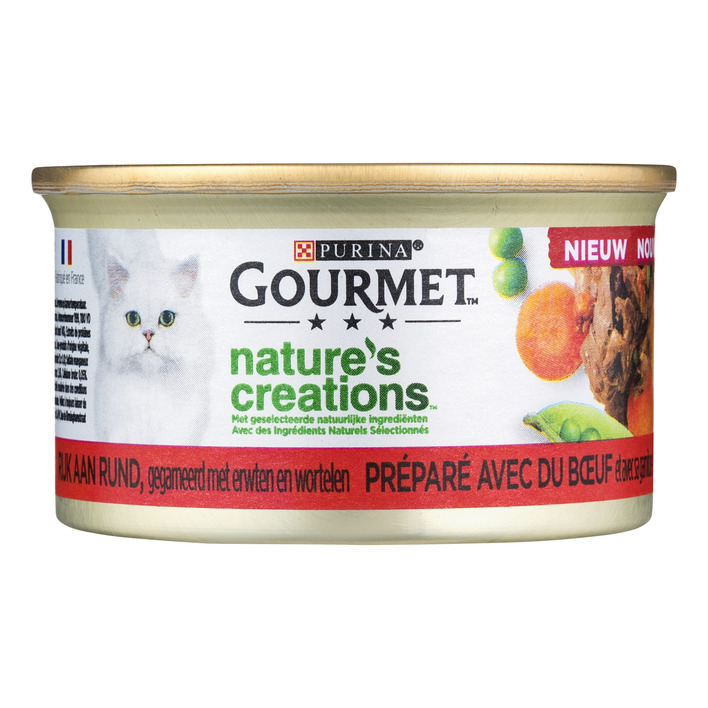 Gourmet Nature's creations met rund & erwten