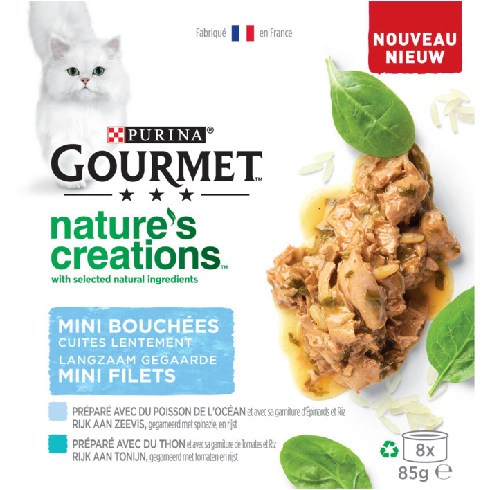 Gourmet Nature's creations met zeevis & tonijn