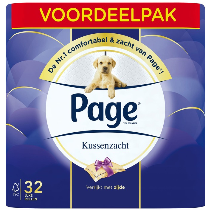 Page Kussenzacht toiletpapier