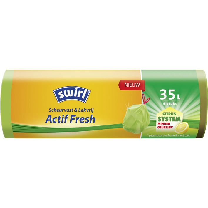 Swirl Vuilniszakken met actifresh 35 liter