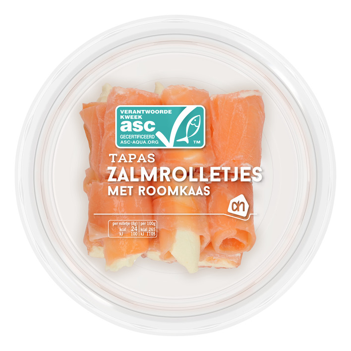 AH Zalmrolletjes met roomkaas