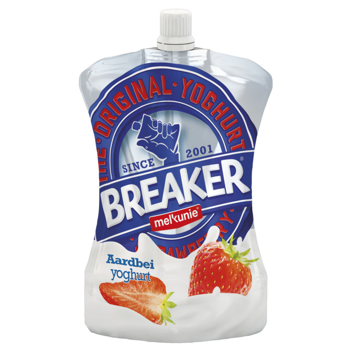 Melkunie Breaker aardbei yoghurt