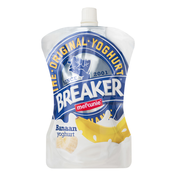 Melkunie Breaker banaan yoghurt