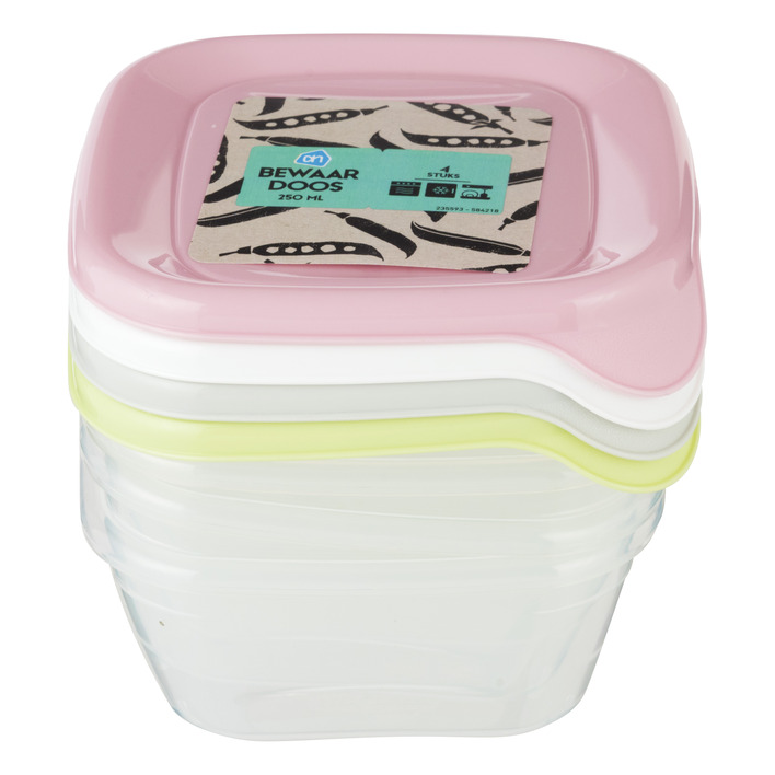 AH Bewaardoos 0.25ltr vierkant
