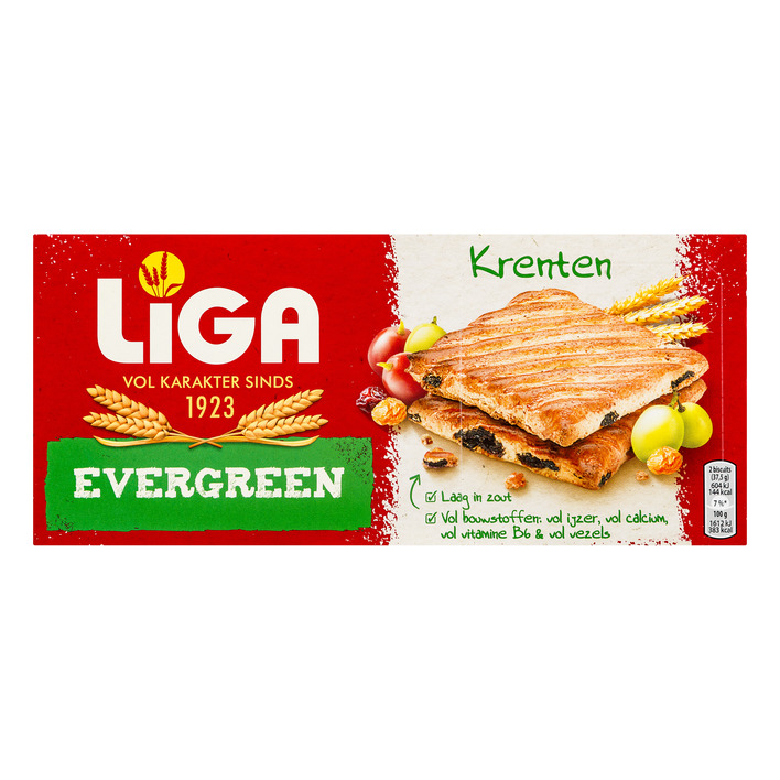 Liga Evergreen krenten